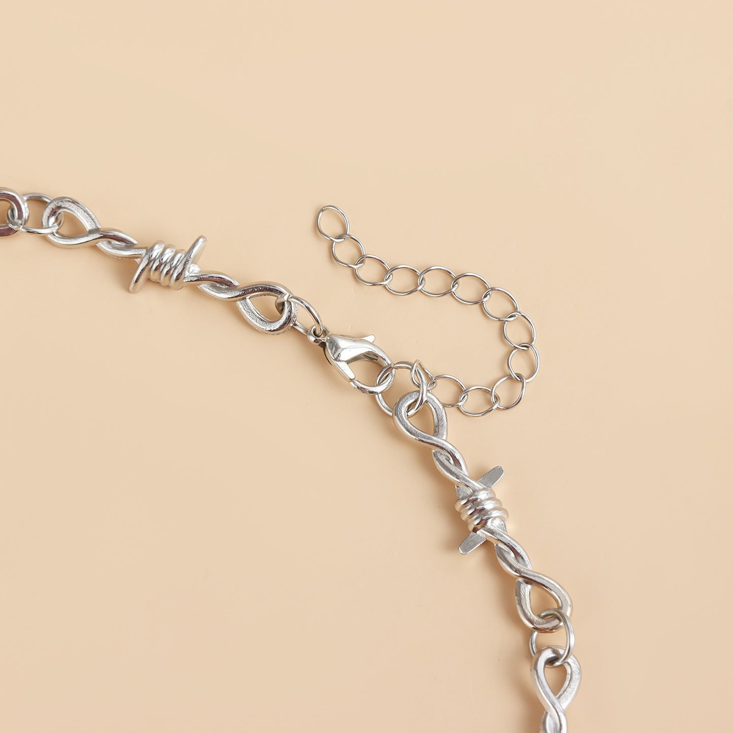 G RoseLady Personalized Thorn Cross Pendant Clavicle Chain (gift box included)